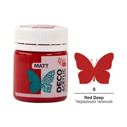 Akrylová barva Rosa Decor 20ml 08 red deep